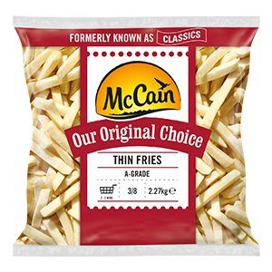 Original Choice Thin Cut Fries (3/8) - McCain Foodservice